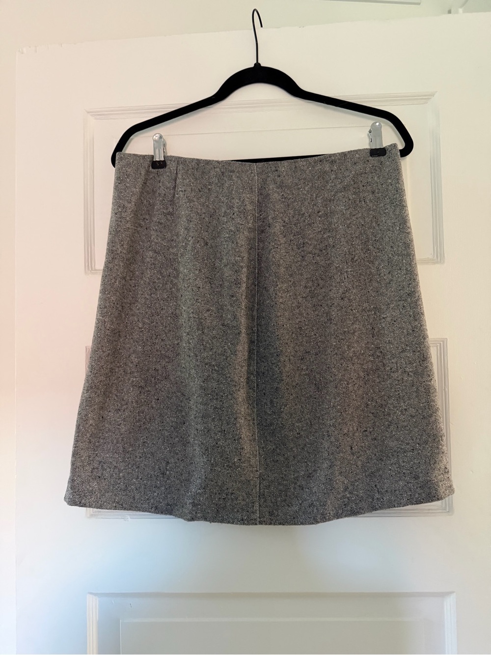 Theory Grey Wool Blend Skirt Size 10